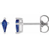 Lab-Grown Blue Sapphire | Kite | 7 x 3mm | Lab-Grown Blue Sapphire | Kite | 5 x 2.25mm