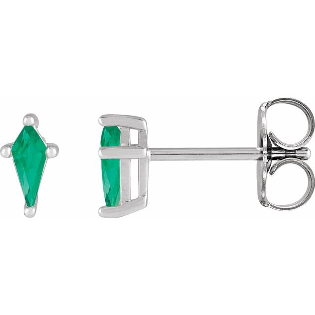 Lab-Grown Emerald | Kite | 5 x 2.25mm | Lab-Grown Emerald | Kite | 7 x 3mm