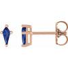 Lab-Grown Blue Sapphire | Kite | 7 x 3mm | Lab-Grown Blue Sapphire | Kite | 5 x 2.25mm