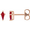 Lab-Grown Ruby | Kite | 7 x 3mm | Lab-Grown Ruby | Kite | 5 x 2.25mm