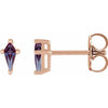 Lab-Grown Alexandrite | Kite | 5 x 2.25mm | Lab-Grown Alexandrite | Kite | 7 x 3mm