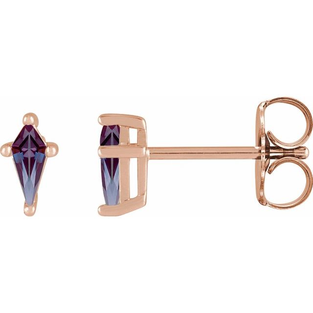 Lab-Grown Alexandrite | Kite | 5 x 2.25mm | Lab-Grown Alexandrite | Kite | 7 x 3mm