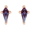 Lab-Grown Alexandrite | Kite | 5 x 2.25mm | Lab-Grown Alexandrite | Kite | 7 x 3mm