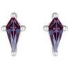 Lab-Grown Alexandrite | Kite | 5 x 2.25mm | Lab-Grown Alexandrite | Kite | 7 x 3mm