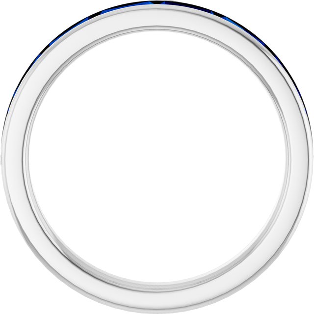 Natural Blue Sapphire | Straight baguette | 4 x 2mm | Lab-Grown Blue Sapphire | Straight baguette | 4 x 2mm