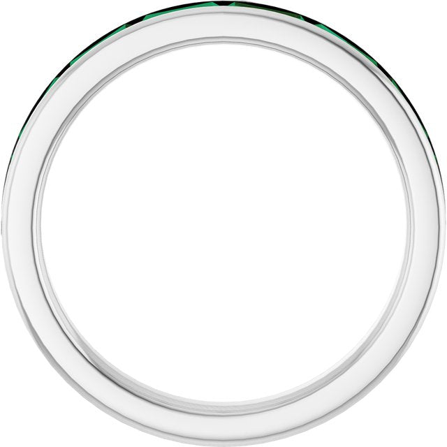 Natural Emerald | Straight baguette | 4 x 2mm | Lab-Grown Emerald | Straight baguette | 4 x 2mm