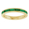 Natural Emerald | Straight baguette | 4 x 2mm | Lab-Grown Emerald | Straight baguette | 4 x 2mm