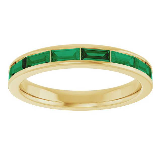 Natural Emerald | Straight baguette | 4 x 2mm | Lab-Grown Emerald | Straight baguette | 4 x 2mm