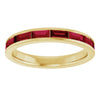 Natural Ruby | Straight baguette | 4 x 2mm | Lab-Grown Ruby | Straight baguette | 4 x 2mm