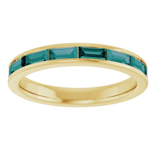 Lab-Grown Alexandrite | Straight baguette | 4 x 2mm