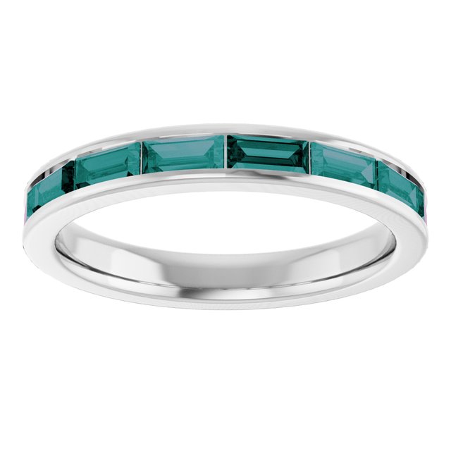 Lab-Grown Alexandrite | Straight baguette | 4 x 2mm