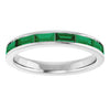 Natural Emerald | Straight baguette | 4 x 2mm | Lab-Grown Emerald | Straight baguette | 4 x 2mm