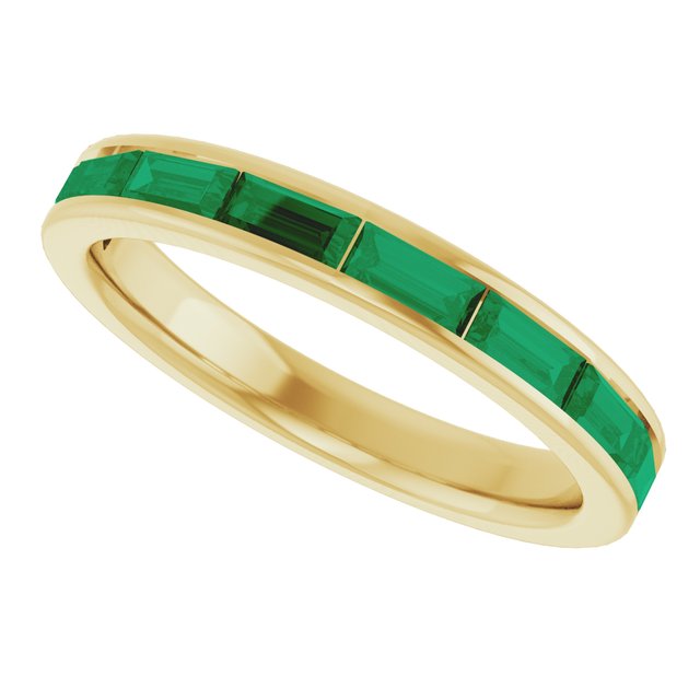 Natural Emerald | Straight baguette | 4 x 2mm | Lab-Grown Emerald | Straight baguette | 4 x 2mm