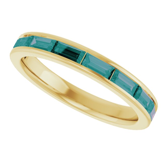 Lab-Grown Alexandrite | Straight baguette | 4 x 2mm