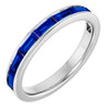 Natural Blue Sapphire | Straight baguette | 4 x 2mm | Lab-Grown Blue Sapphire | Straight baguette | 4 x 2mm