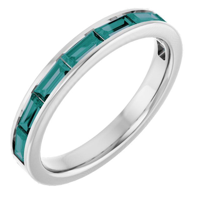 Lab-Grown Alexandrite | Straight baguette | 4 x 2mm