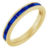 Natural Blue Sapphire | Straight baguette | 4 x 2mm | Lab-Grown Blue Sapphire | Straight baguette | 4 x 2mm