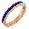 Natural Blue Sapphire | Straight baguette | 4 x 2mm | Lab-Grown Blue Sapphire | Straight baguette | 4 x 2mm