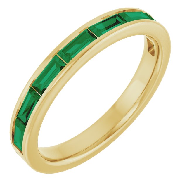Natural Emerald | Straight baguette | 4 x 2mm | Lab-Grown Emerald | Straight baguette | 4 x 2mm