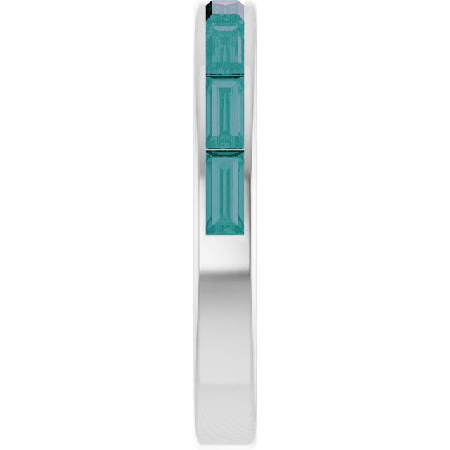 Lab-Grown Alexandrite | Straight baguette | 4 x 2mm