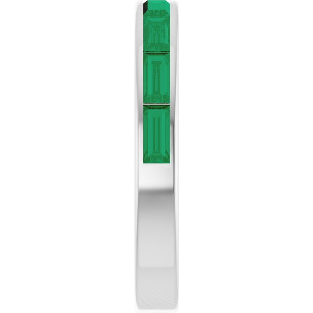 Natural Emerald | Straight baguette | 4 x 2mm | Lab-Grown Emerald | Straight baguette | 4 x 2mm