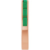 Natural Emerald | Straight baguette | 4 x 2mm | Lab-Grown Emerald | Straight baguette | 4 x 2mm