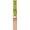 Natural Peridot | Straight baguette | 4 x 2mm
