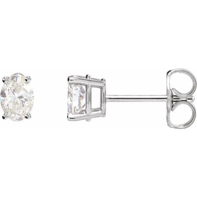 Natural Diamond | Lab-Grown Diamond | Oval | 4 x 3mm :: 1/3 Ctw | 5 x 3mm :: 1/2 Ctw | 6 x 4mm :: 3/4 Ctw | 7 x 5mm :: 1 1/2 Ctw | 3 x 2.3mm :: 1/10 Ct | 3.6 x 2.7mm :: 1/5 Ctw | 8 x 6mm :: 2 Ctw | 3 x 2.3mm :: 1/10 Ctw
