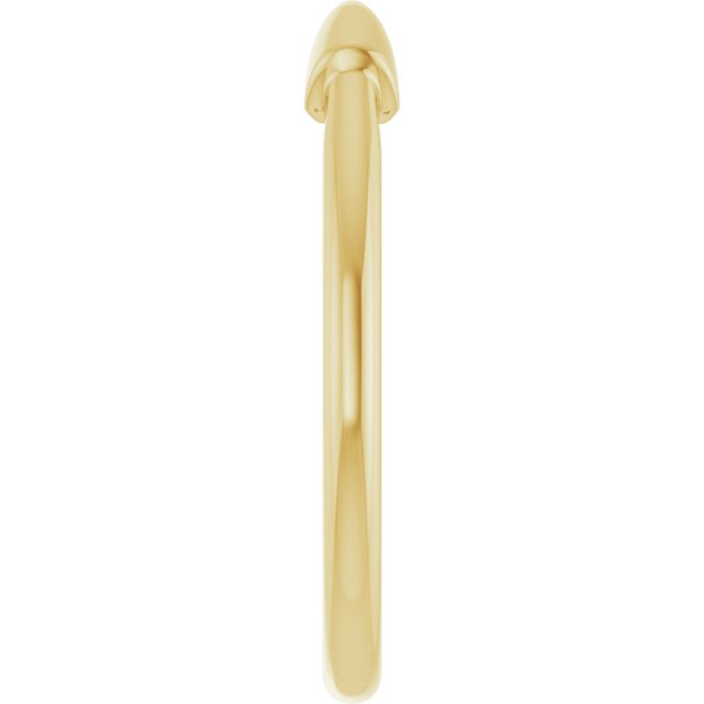 57795 / Ring / 14K Yellow / Polished / Double Spike Stackable Ring