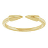 57795 / Ring / 14K Yellow / Polished / Double Spike Stackable Ring