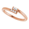 Natural Diamond | Straight baguette | 3 x 1.5mm