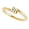 Natural Diamond | Straight baguette | 3 x 1.5mm