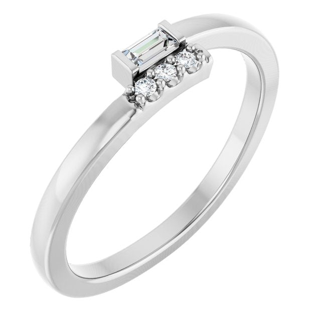 Natural Diamond | Straight baguette | 3 x 1.5mm