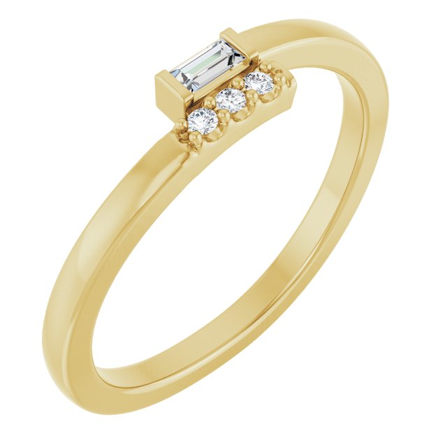 Natural Diamond | Straight baguette | 3 x 1.5mm