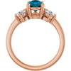 Natural London Blue Topaz | Pear | 9 x 6mm