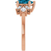 Natural London Blue Topaz | Pear | 9 x 6mm