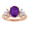 Natural Amethyst | Oval | 9 x 7mm