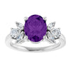 Natural Amethyst | Oval | 9 x 7mm