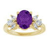 Natural Amethyst | Oval | 9 x 7mm