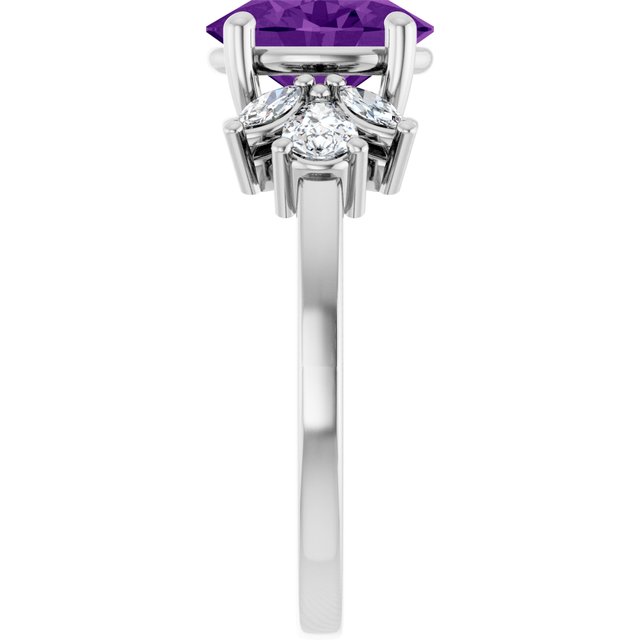 Natural Amethyst | Oval | 9 x 7mm