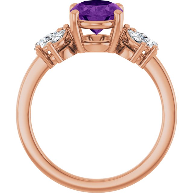 Natural Amethyst | Oval | 9 x 7mm