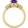 Natural Amethyst | Oval | 9 x 7mm