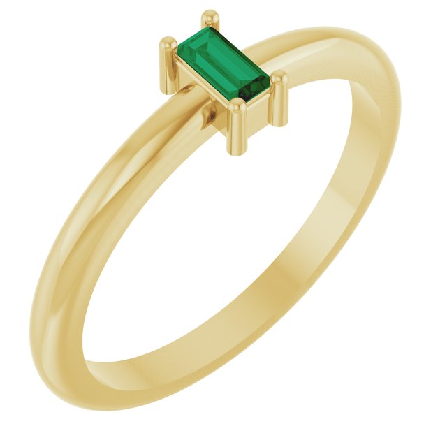 Stackable Ring — 14K Yellow Gold