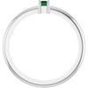 Lab-Grown Emerald | Straight baguette | 4 x 2mm