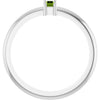 Natural Peridot | Straight baguette | 4 x 2mm