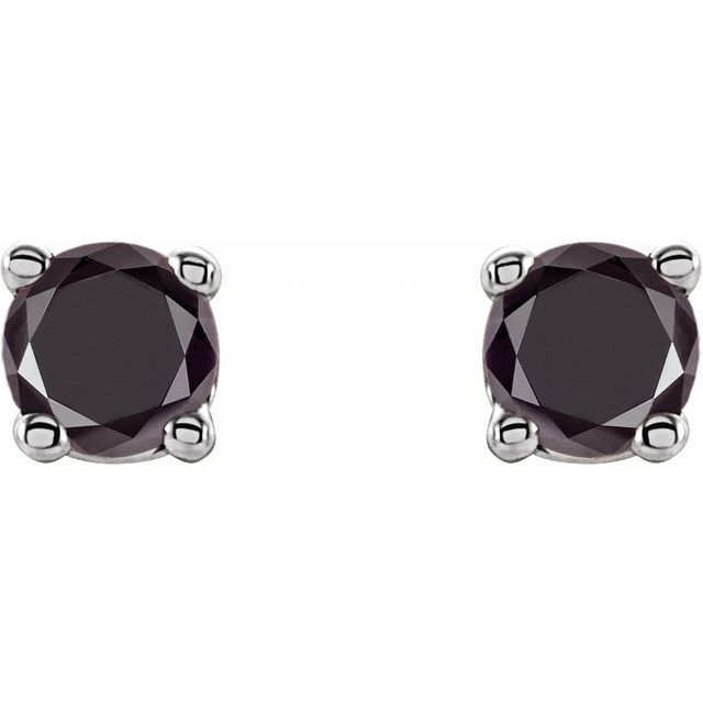 Natural Black Diamond | Round | 2.5mm :: 1/8 Ctw | Natural Black Diamond | Round | 3mm :: 1/5 Ctw