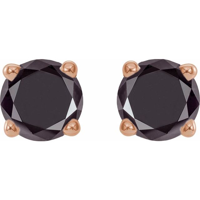 Natural Black Diamond | Round | 3.5mm :: 1/2 Ctw
