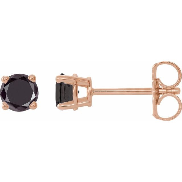 Natural Black Diamond | Round | 3.5mm :: 1/2 Ctw