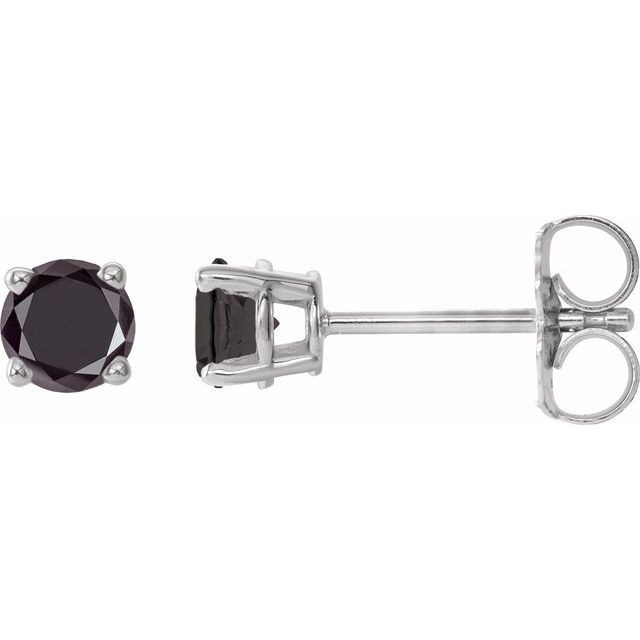Natural Black Diamond | Round | 3.5mm :: 1/2 Ctw
