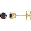 Natural Black Diamond | Round | 3.5mm :: 1/2 Ctw